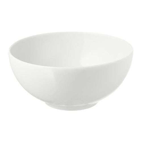 IKEA 365+ Bowl, rounded sides white, 6 "