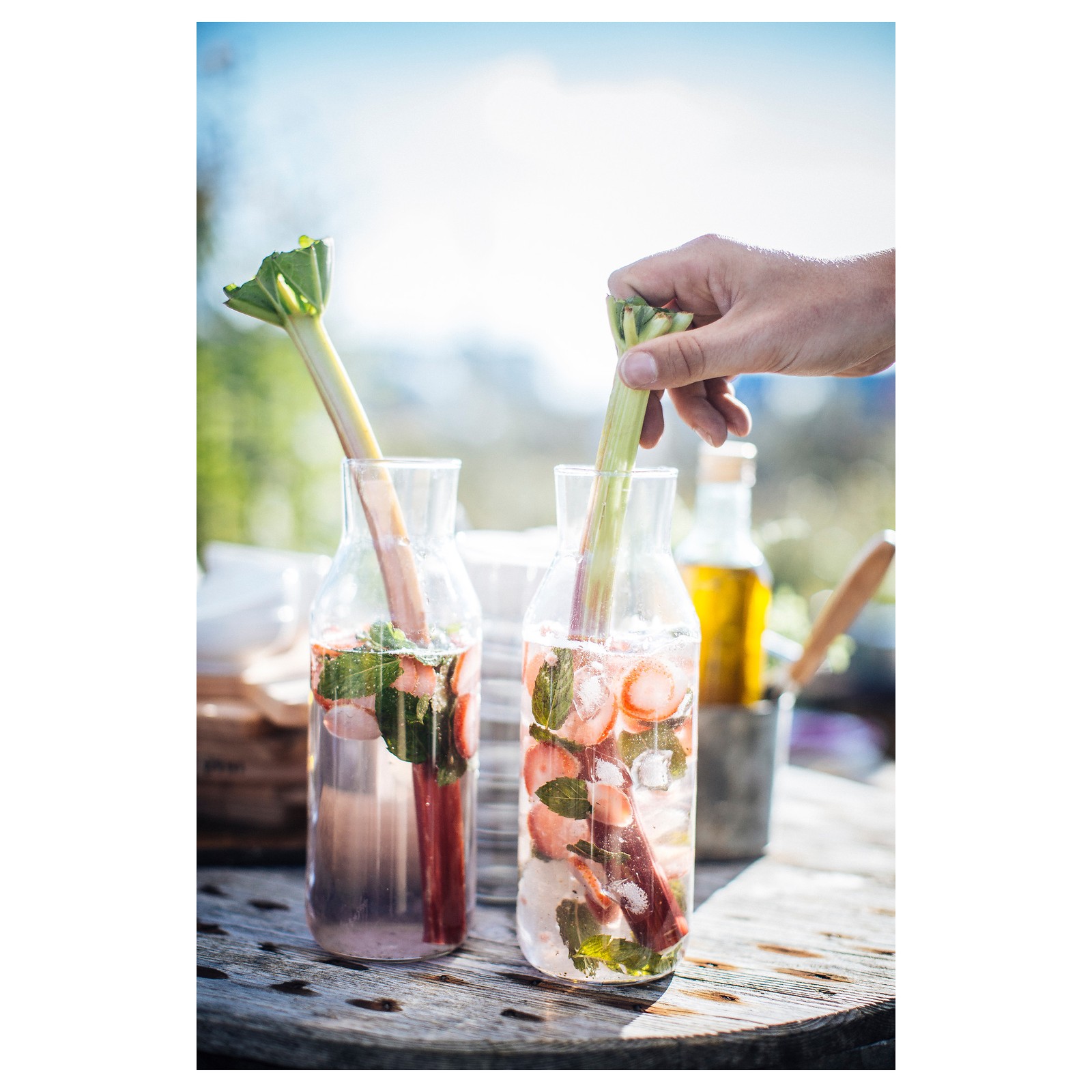 IKEA 365+ Carafe with stopper, clear glass, cork IKEA