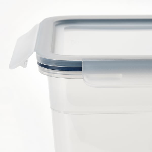 IKEA 365+ Food container with lid, rectangular/plastic, 68 oz - IKEA