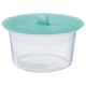 Option: IKEA 365+ Food container with lid, round plastic/silicone, 25 oz
