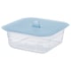 IKEA 365+ Food container with lid, square plastic/silicone, 25 oz