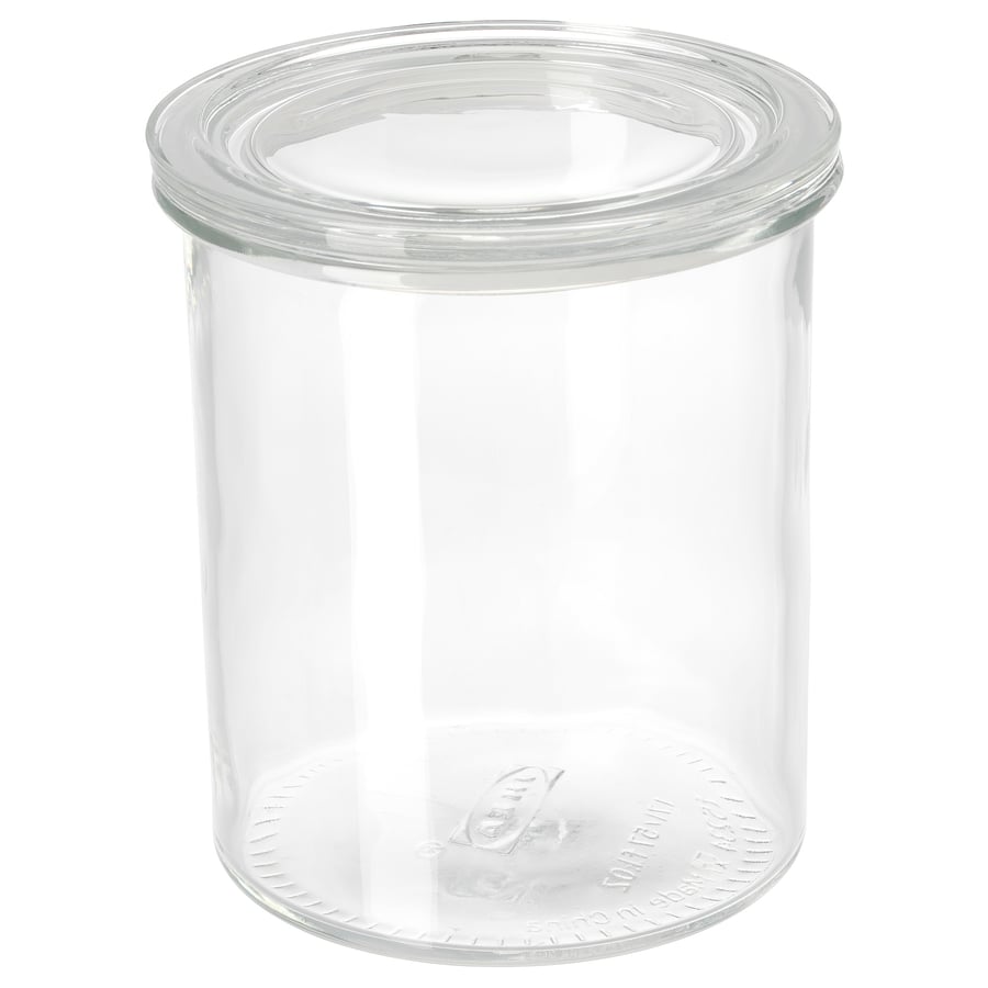IKEA 365+ jar with lid, glass, 57 oz - IKEA US