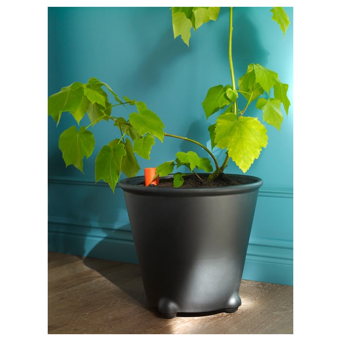 IKEA PS FEJÖ Selfwatering plant pot, black IKEA