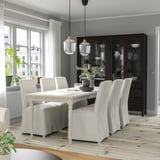 INGATORP / BERGMUND Table and 4 chairs, white/Inseros white, 61/84 5/8 "