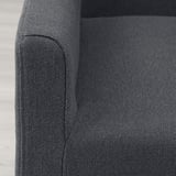 INGATORP / INGOLF Table and 6 chairs, black/Sporda dark gray, 61/84 5/8x34 1/4 "