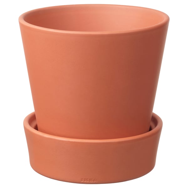 Ingefara Plant Pot With Saucer Outdoor Indoor Outdoor