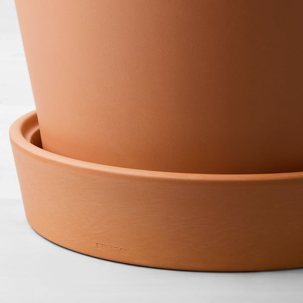 Ingefara Plant Pot With Saucer Outdoor Terracotta 12 Ikea