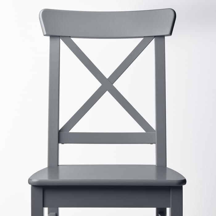 INGOLF Chair, gray IKEA