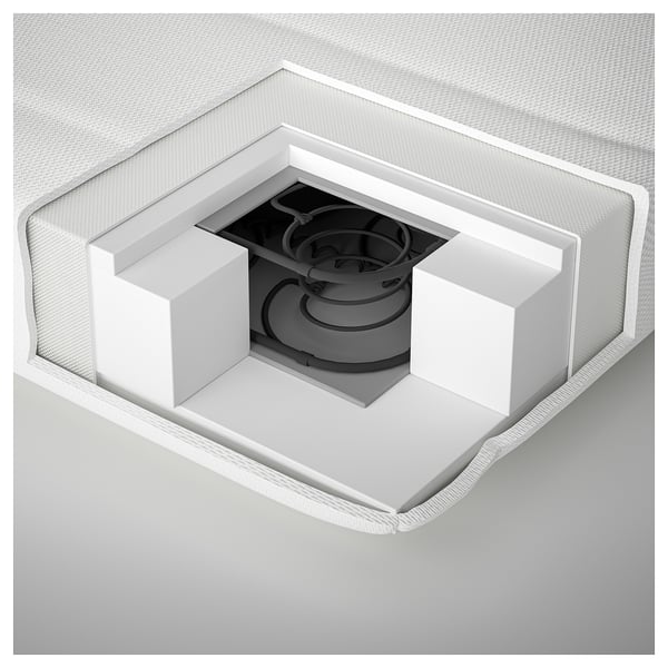 INNERLIG Spring mattress for extendable bed, 38 1/4x74 3/4 "