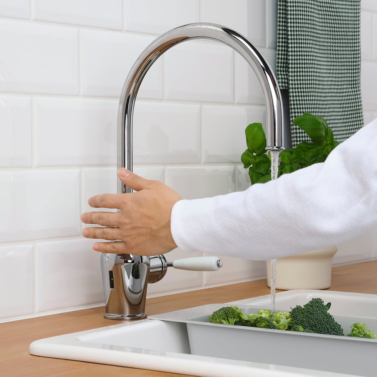 INSJÖN Kitchen faucet w sensor, chrome plated IKEA
