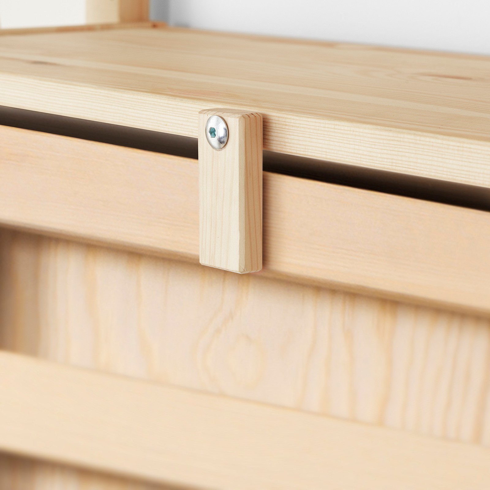 IVAR Storage unit with foldable table, pine IKEA