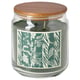 JÄMTSKOGEN Scented cndl in glass w lid/2 wicks, cypress & eucalyptus/dark green, 70 hr