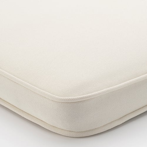 JÄRPÖN/DUVHOLMEN chair pad, outdoor, white, 173/8x173/8" IKEA