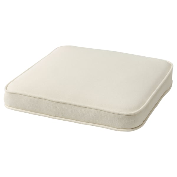JÄRPÖN/DUVHOLMEN chair pad, outdoor, white, 173/8x173/8" IKEA