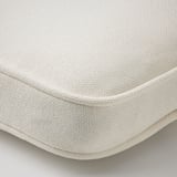 JÄRPÖN/DUVHOLMEN Seat/back pad, outdoor, white, 45 5/8x17 3/4 "