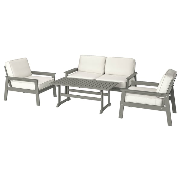 JÄRPÖN/DUVHOLMEN Seat pad, outdoor, white, 243/8x243/8" IKEA