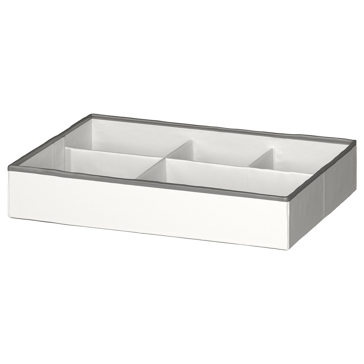 JÄTTEBJÖRN organizer, white/gray, 19 ¾x13 ¾x3 ½