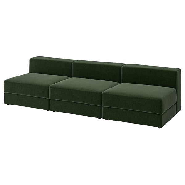 JÄTTEBO 4.5-seat mod sofa, Johanneshov dark green