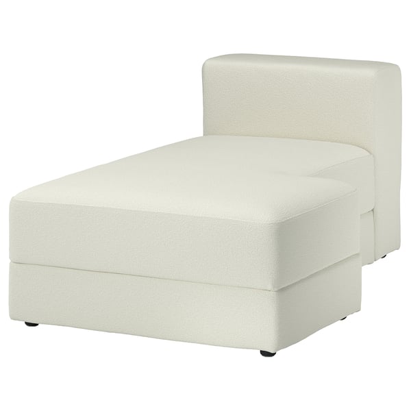 JÄTTEBO Cover chaise module, right, Axvall off-white