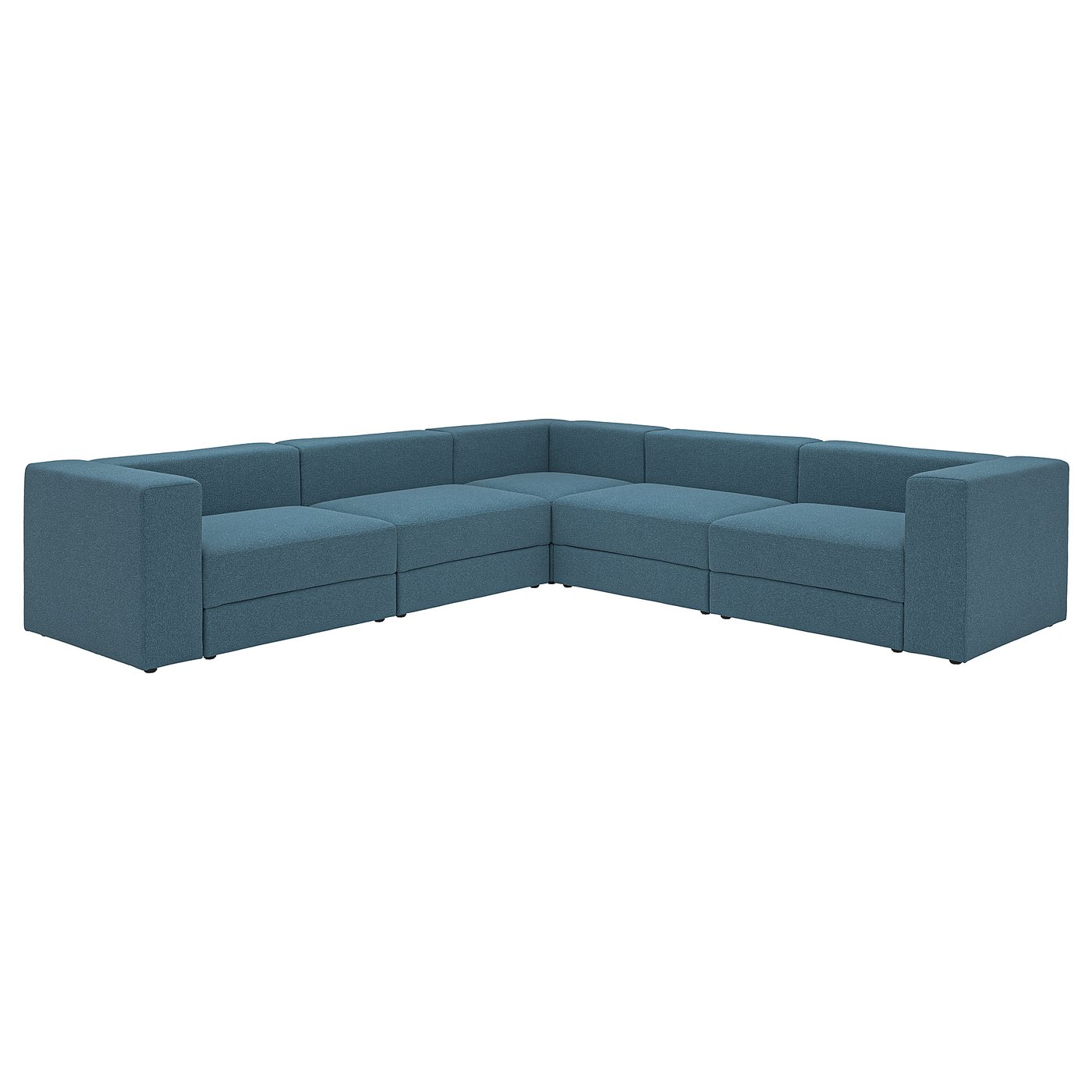 JÄTTEBO mod corner sofa, 6 seat, Axvall dark gray-blue - IKEA