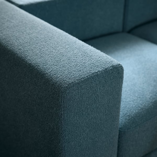 JÄTTEBO Modular loveseat, Axvall dark gray-blue