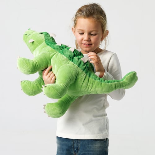 JÄTTELIK Soft toy, dinosaur/dinosaur/ankylosaurus, 22" IKEA