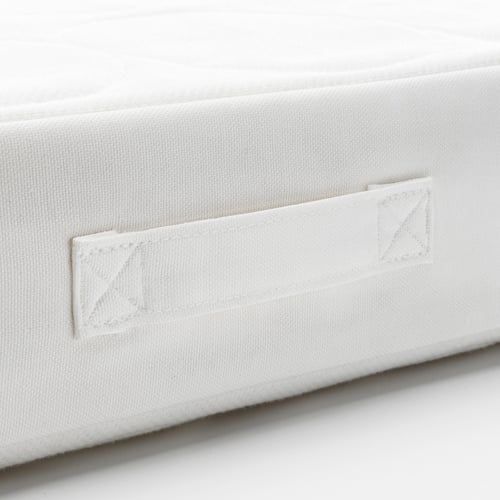 JÄTTETRÖTT Pocket spring mattress for crib, white, 27 1/2x52" IKEA