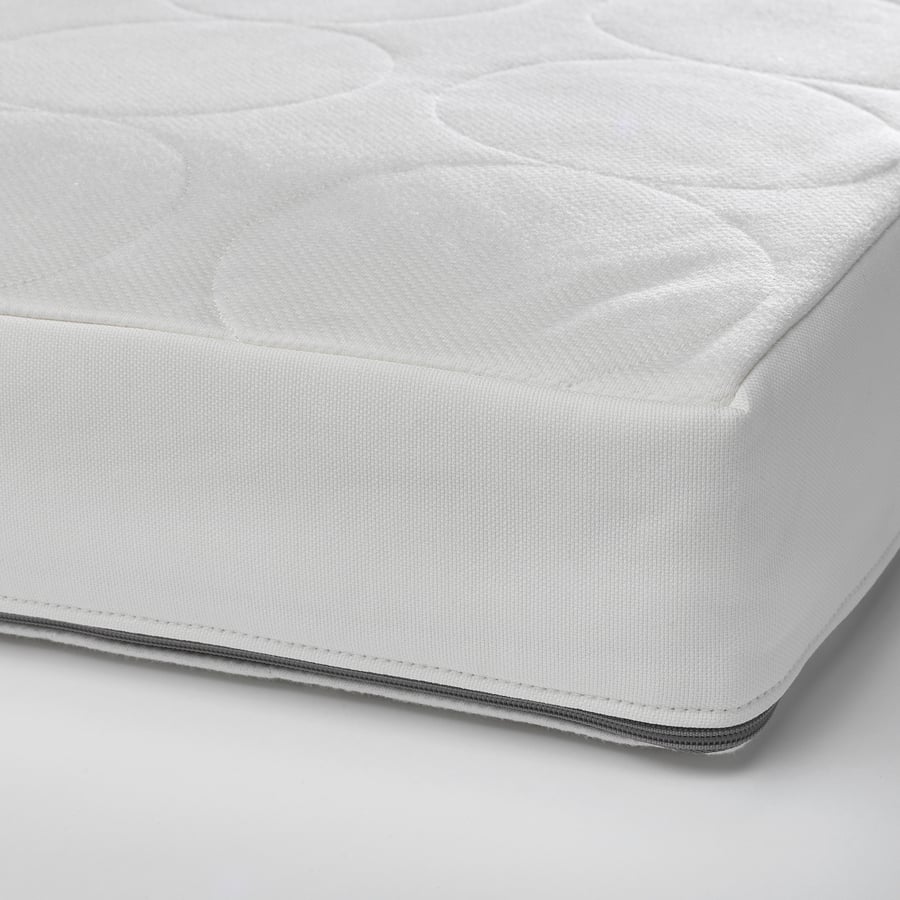 JÄTTETRÖTT Pocket spring mattress for crib, white, 27 1/2x52" IKEA