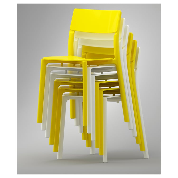 JANINGE Chair, yellow IKEA