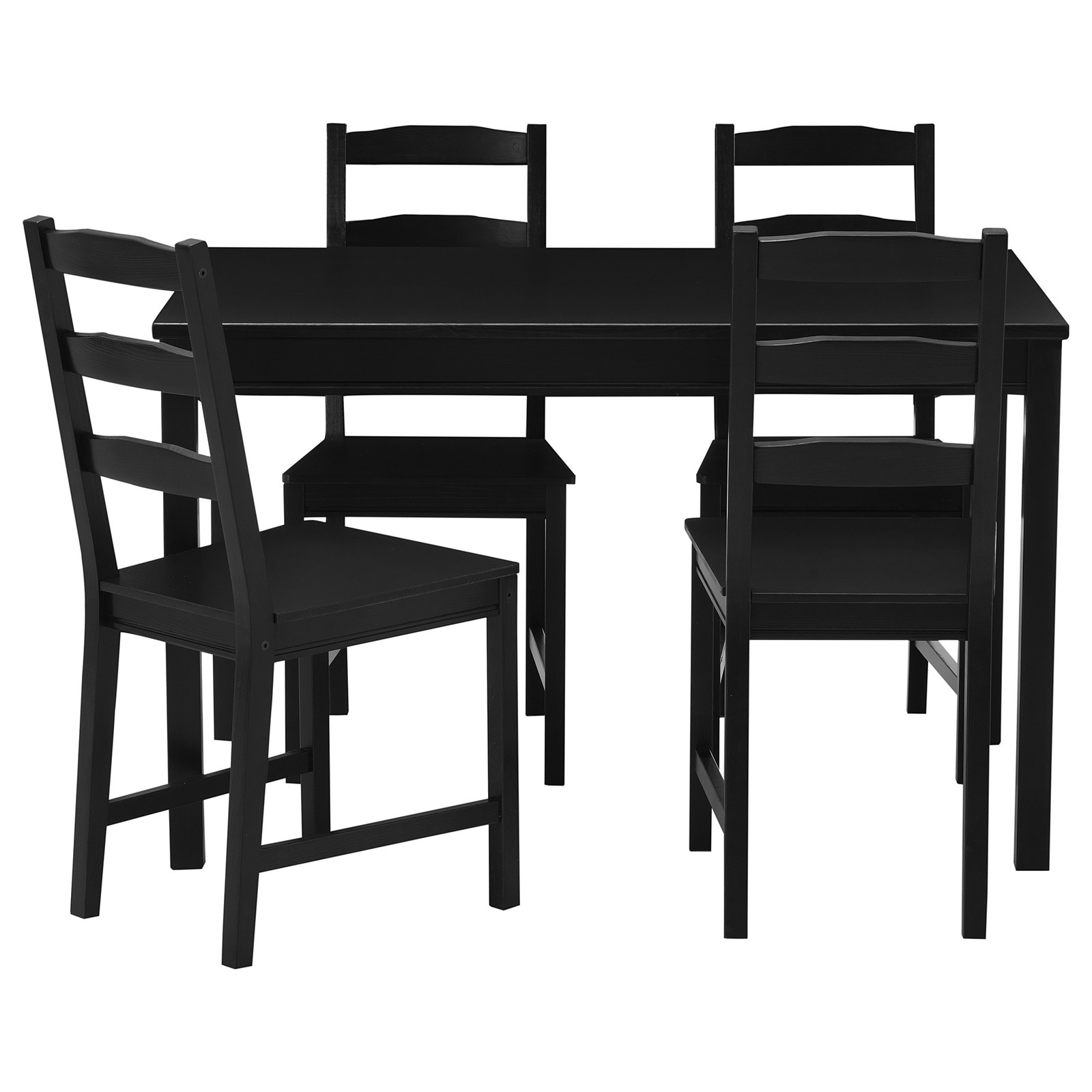 JOKKMOKK Table and 4 chairs, blackbrown IKEA