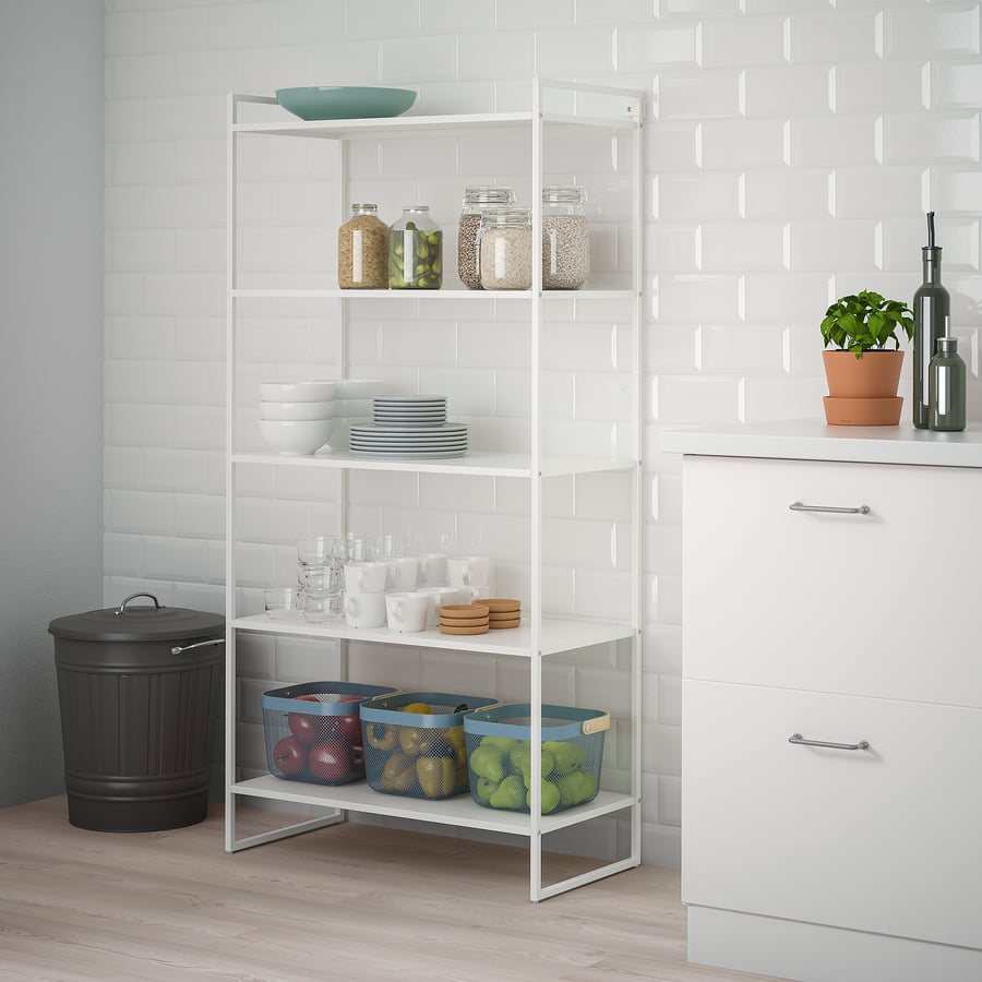 JONAXEL Shelf unit, white, 31 1/2x15x63" IKEA