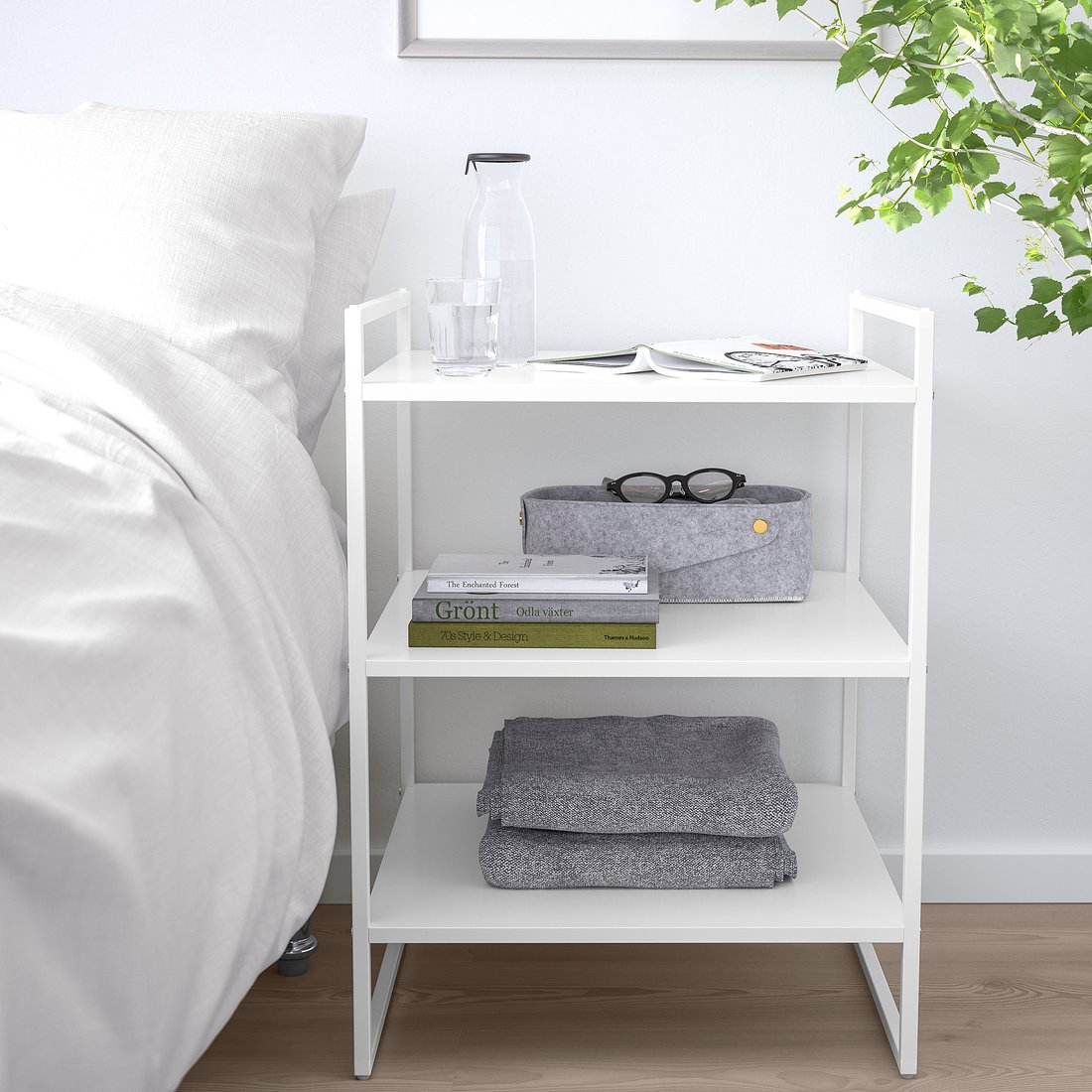JONAXEL shelf unit, white, 195/8x201/8x271/2" IKEA