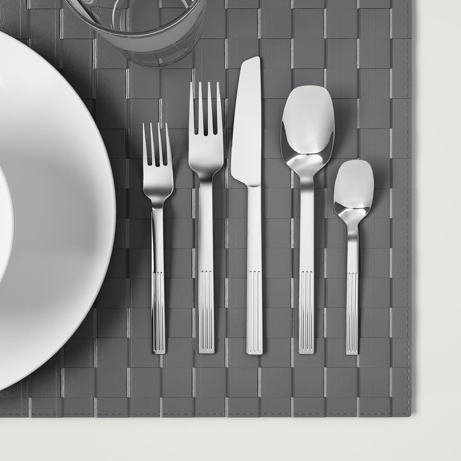 JUSTERA 20piece flatware set, stainless steel IKEA