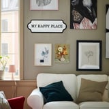 KÄNGSLEBODA Wall decoration, my happy place, 11 ¾x4 "