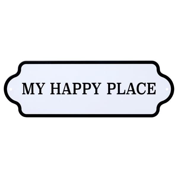KÄNGSLEBODA Wall decoration, my happy place, 11 ¾x4 "