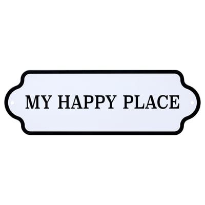 KÄNGSLEBODA Wall decoration, my happy place, 11 ¾x4 "