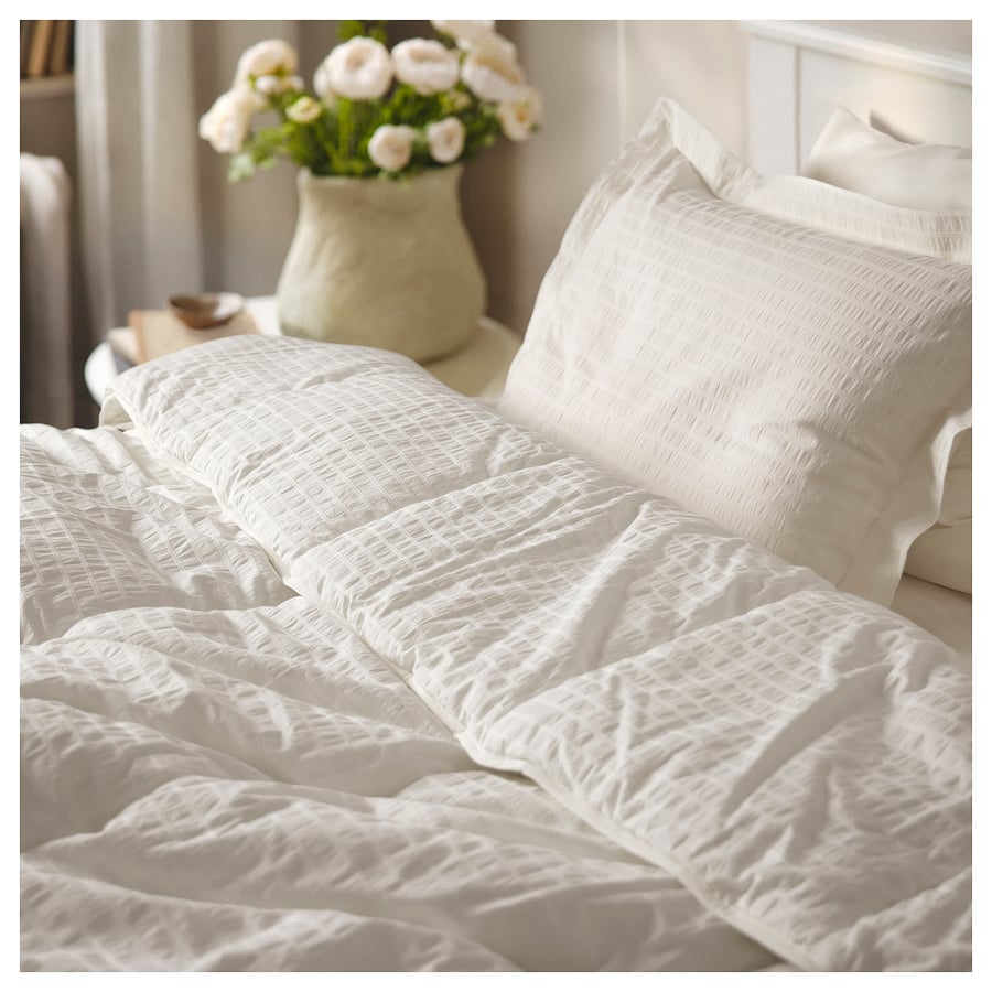 KÄRNMOTT comforter and pillowcase(s), white, Full/Queen IKEA
