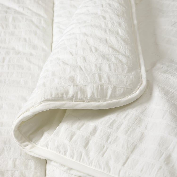 KÄRNMOTT comforter and pillowcase(s), white, Full/Queen IKEA