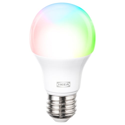 KAJPLATS LED bulb E26 1100 lumen, smart color and white spectrum/globe opal