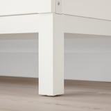 KALLAX Base on legs, white, 57 1/2x15 3/8x7 1/8 "