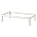 KALLAX Base on legs, white, 29 7/8x15 3/8x7 1/8 "