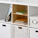 KALLAX Insert with 1 shelf, pine, 13x13 "