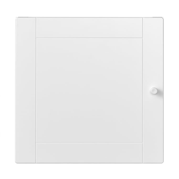 KALLAX insert with door, groove milled/white, 13x13" IKEA