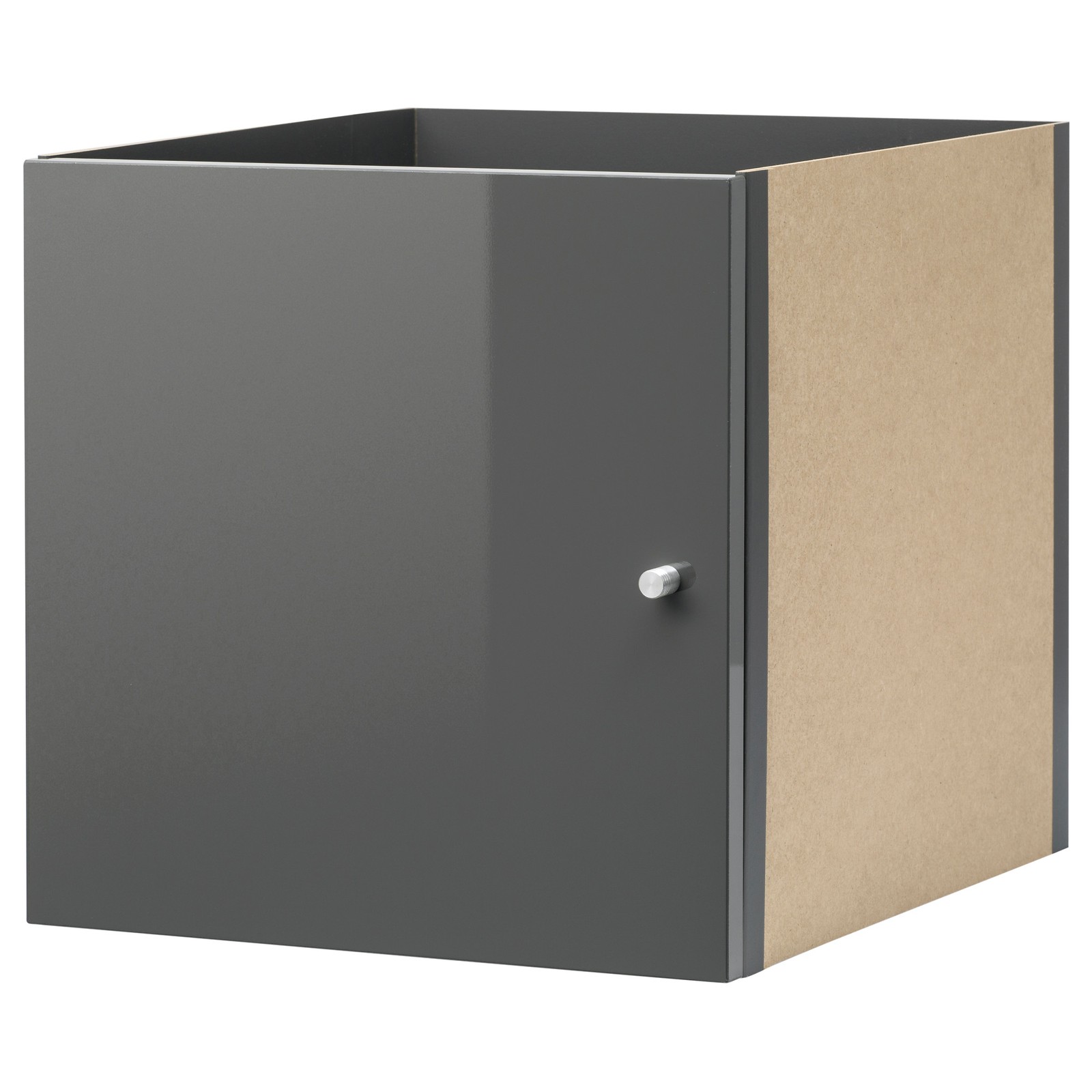 KALLAX Insert with door, high gloss white IKEA