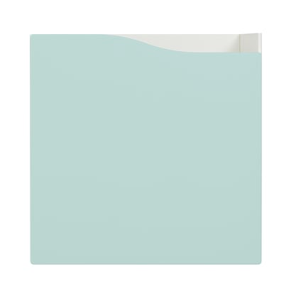 KALLAX shelf unit with clear door. Quality finish, neat design, ideal for organised storage.