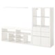 KALLAX / LACK TV storage combination, white, 88 1/4x15 3/8x57 7/8 "