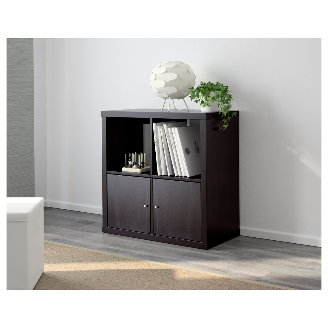KALLAX Shelf unit, blackbrown, 30 3/8x30 3/8" IKEA