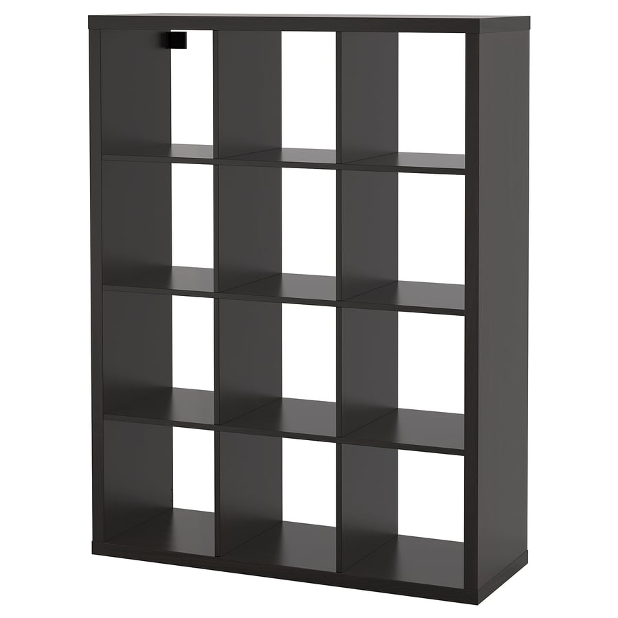 KALLAX Shelf unit, blackbrown, 44 1/8x57 7/8" IKEA