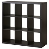 KALLAX Shelf unit, black-brown, 43 7/8x43 7/8 "