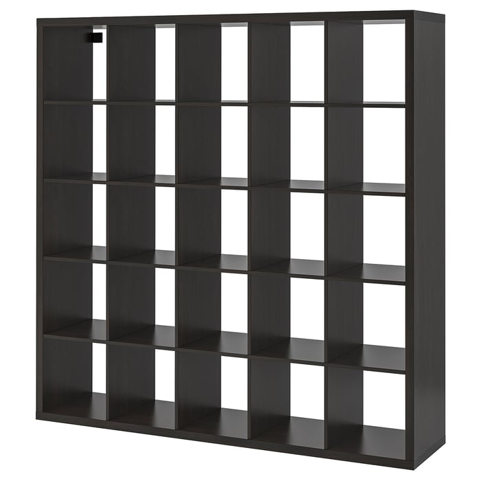 KALLAX shelf unit, blackbrown, 715/8x715/8" IKEA